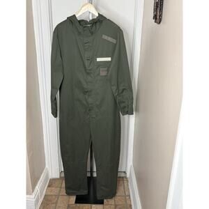 Genuine French Military air force coverall crew cold weather hooded jumpsuit NEW